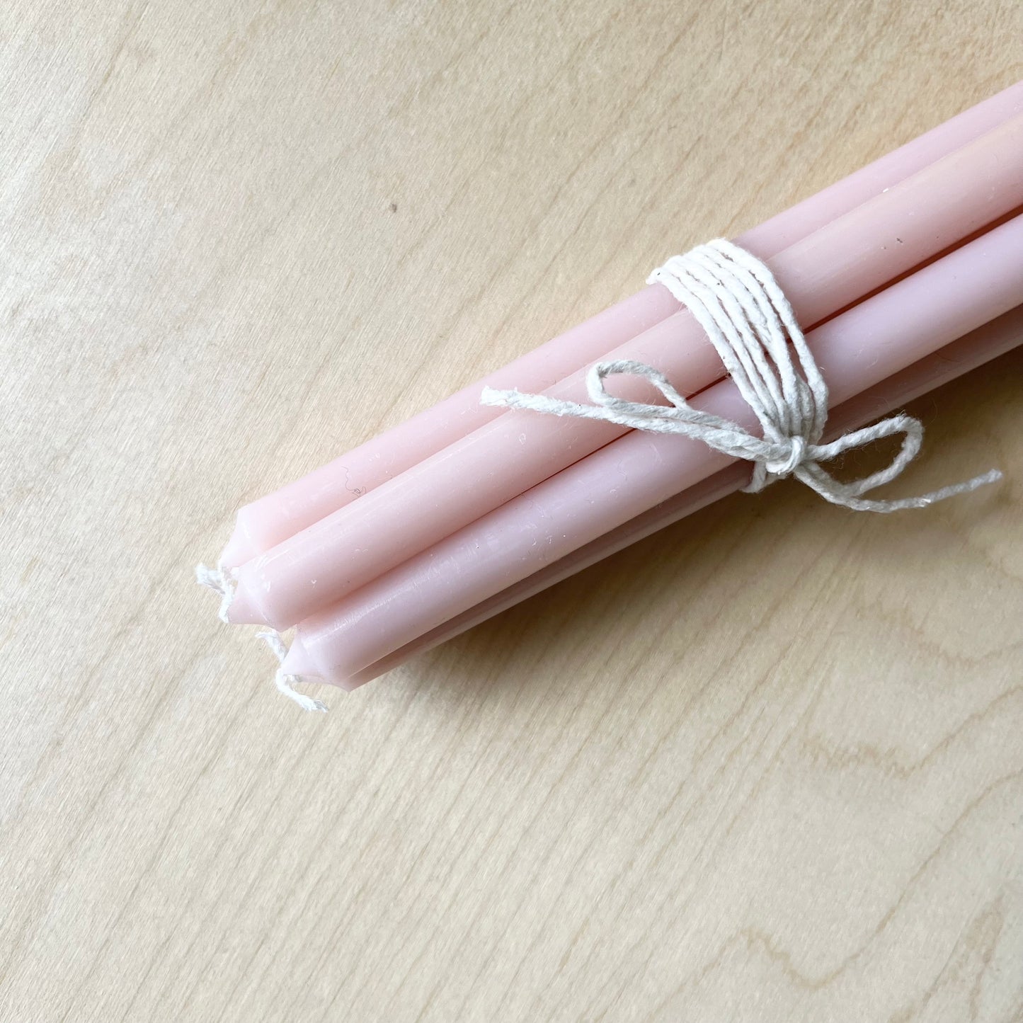 Long Taper Candles | Pack of 7 |  Light Pink