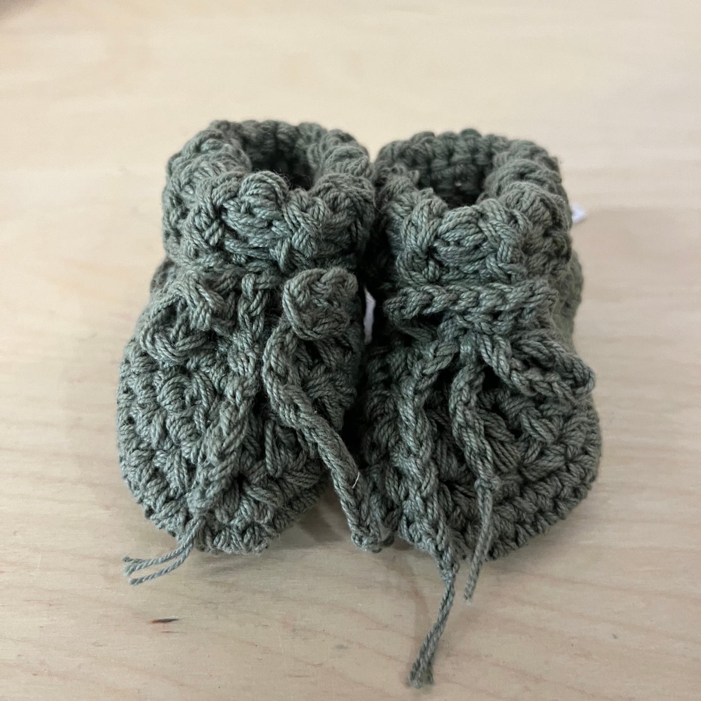 Organic Baby Booties | Sage