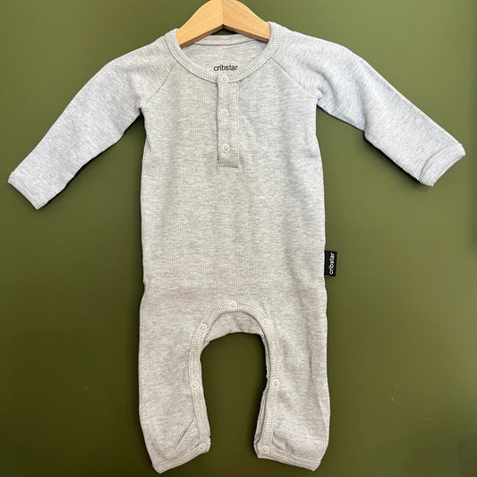 Ribbed romper - Grey