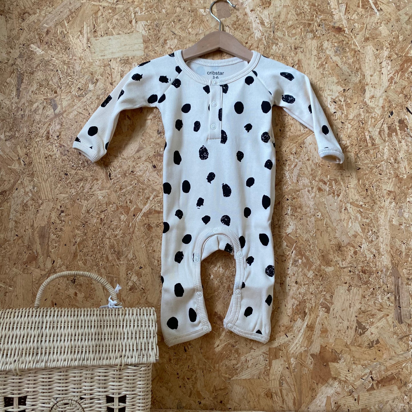 Ribbed romper - Spot