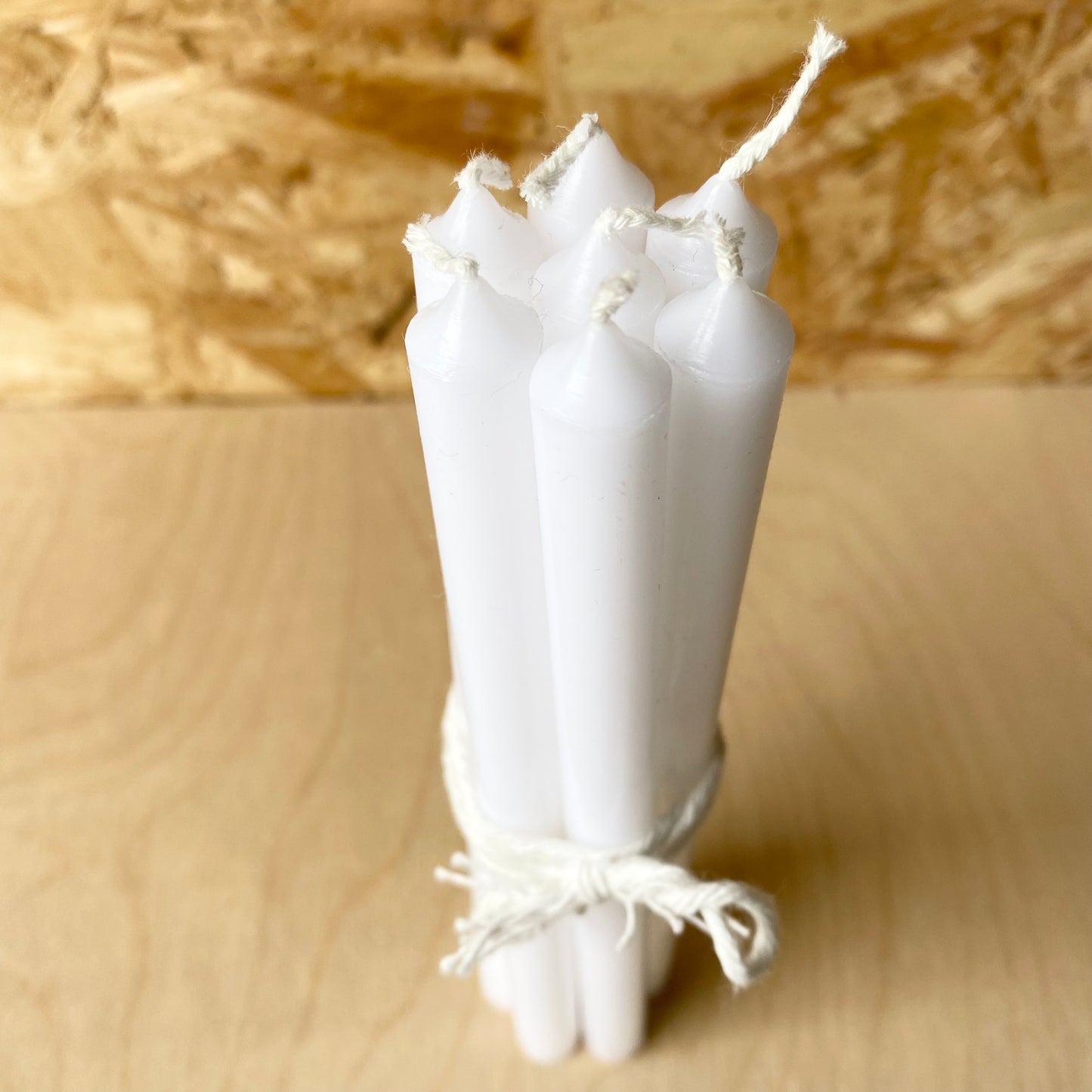 Long Taper Candles | Pack of 7 |  White