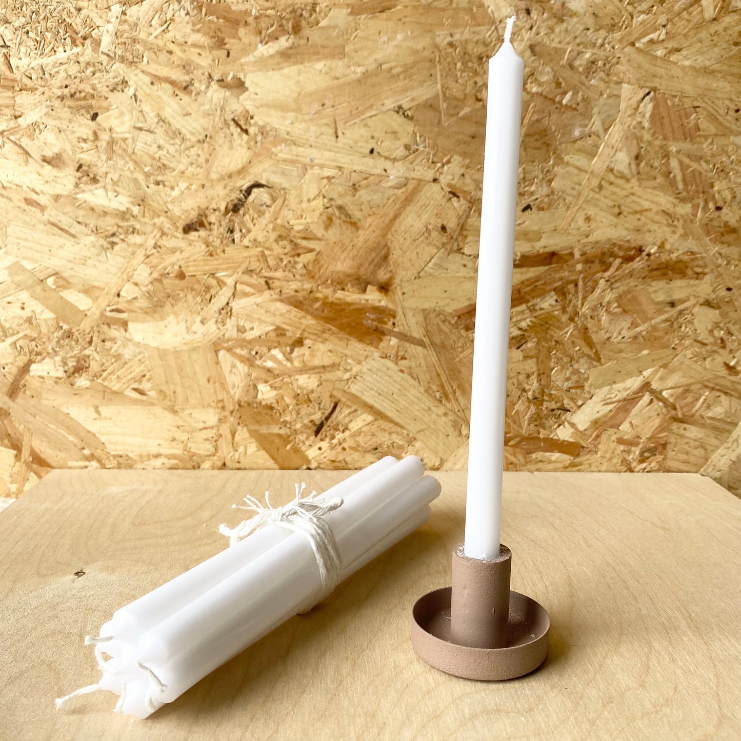 Taper Candle Holder - Pink