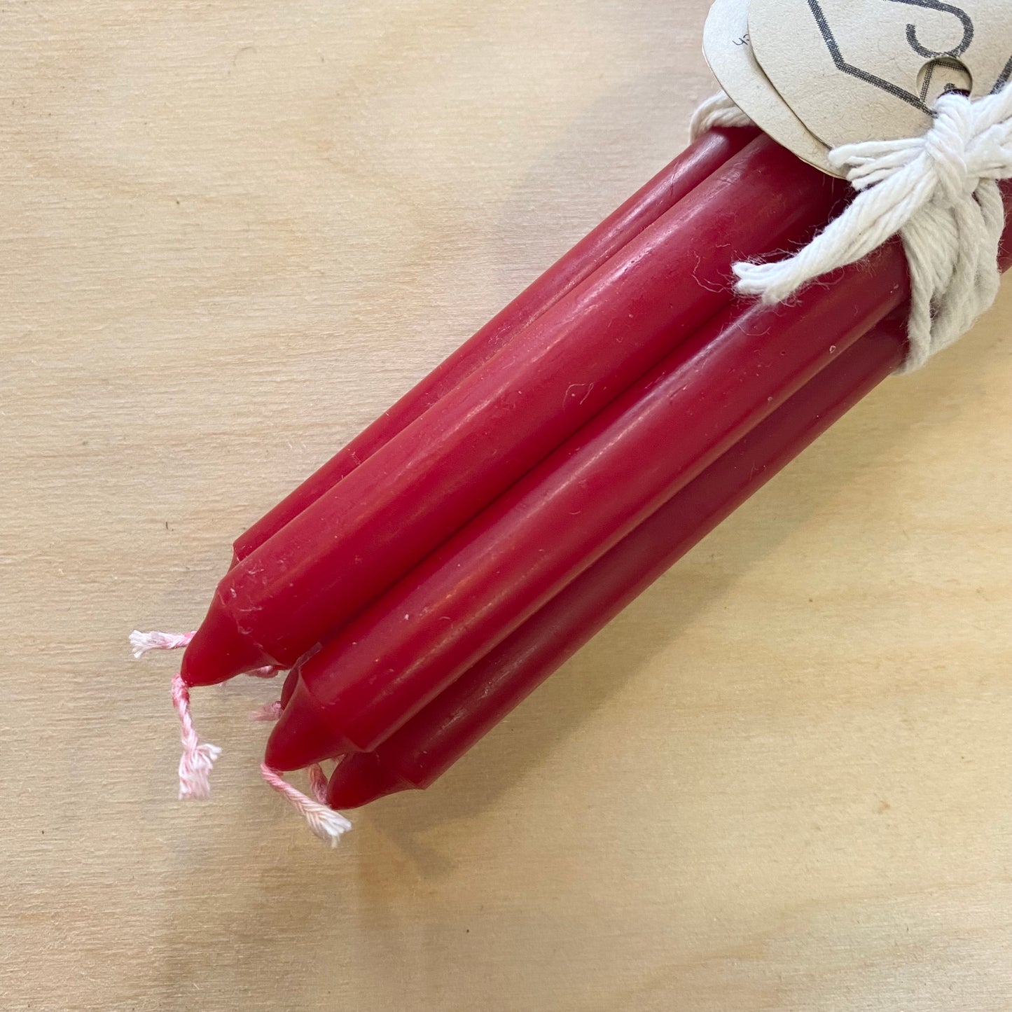 Long Taper Candles | Pack of 7 | Red