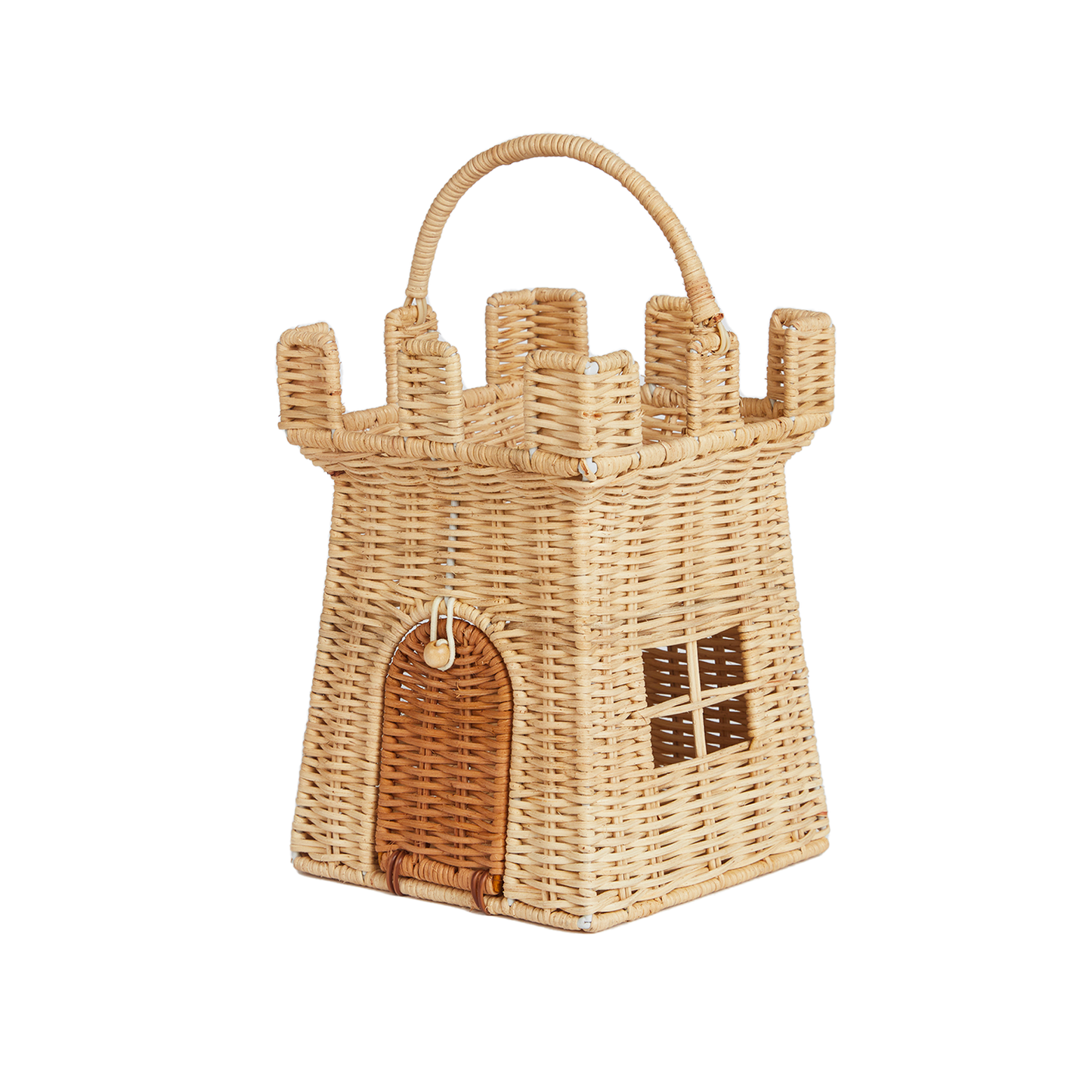 Rattan Castle Play Basket