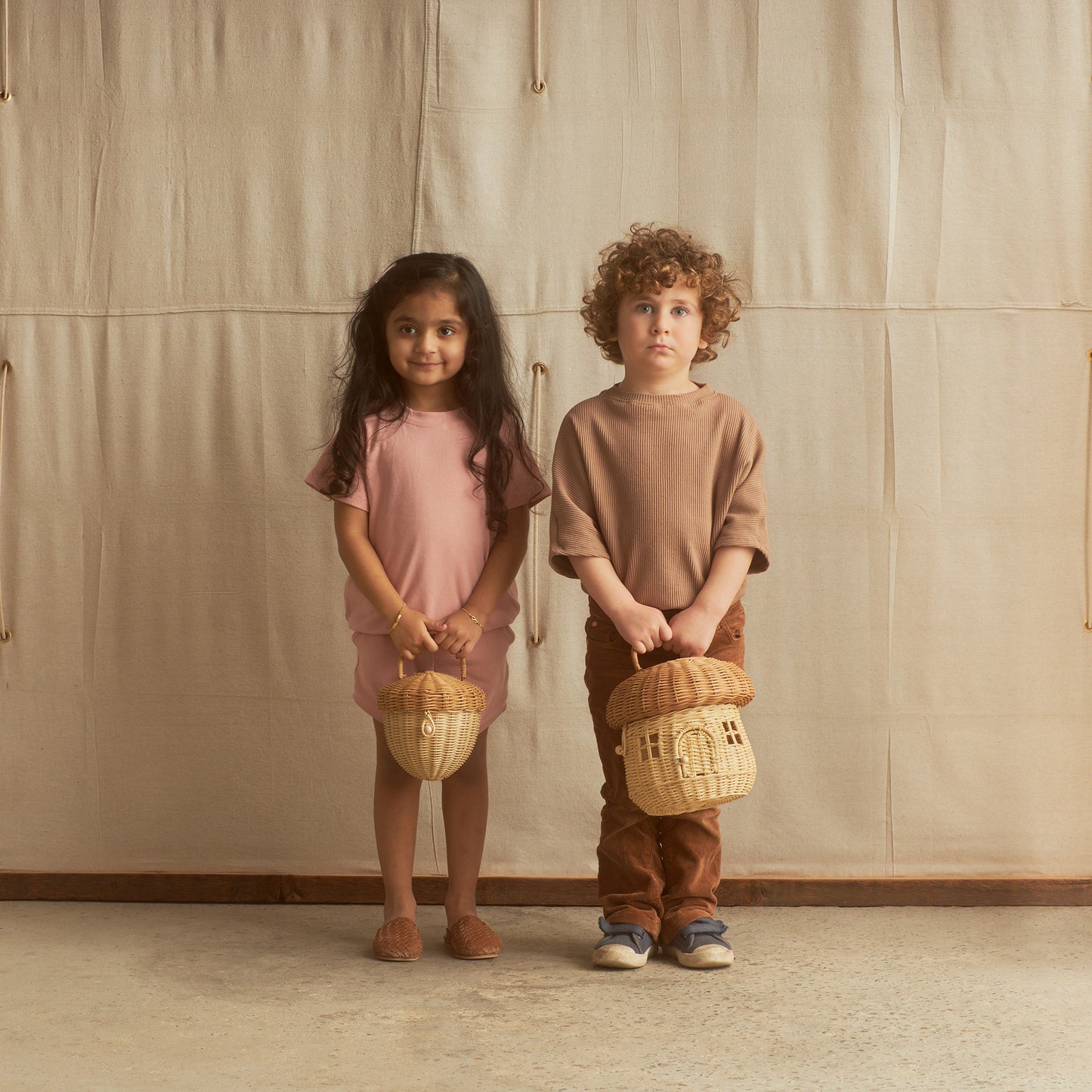 Rattan Mushroom Basket