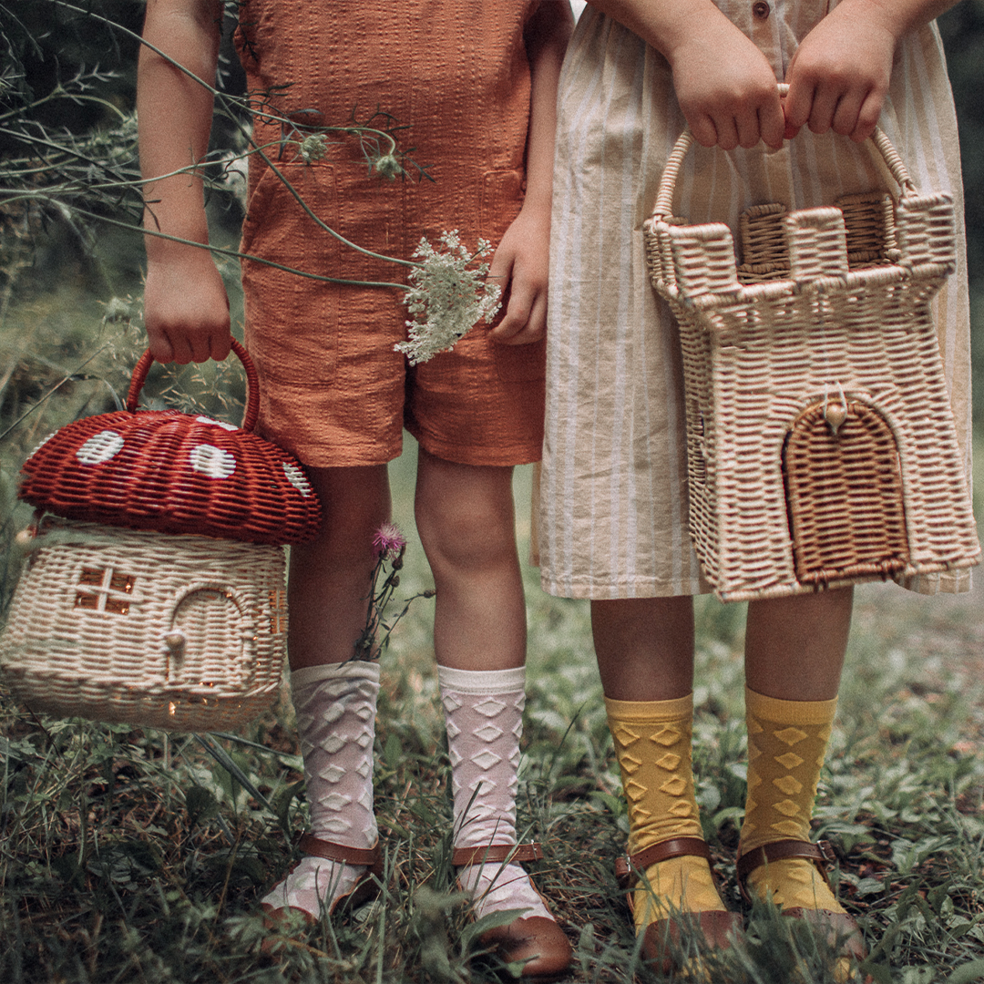 Rattan Castle Play Basket