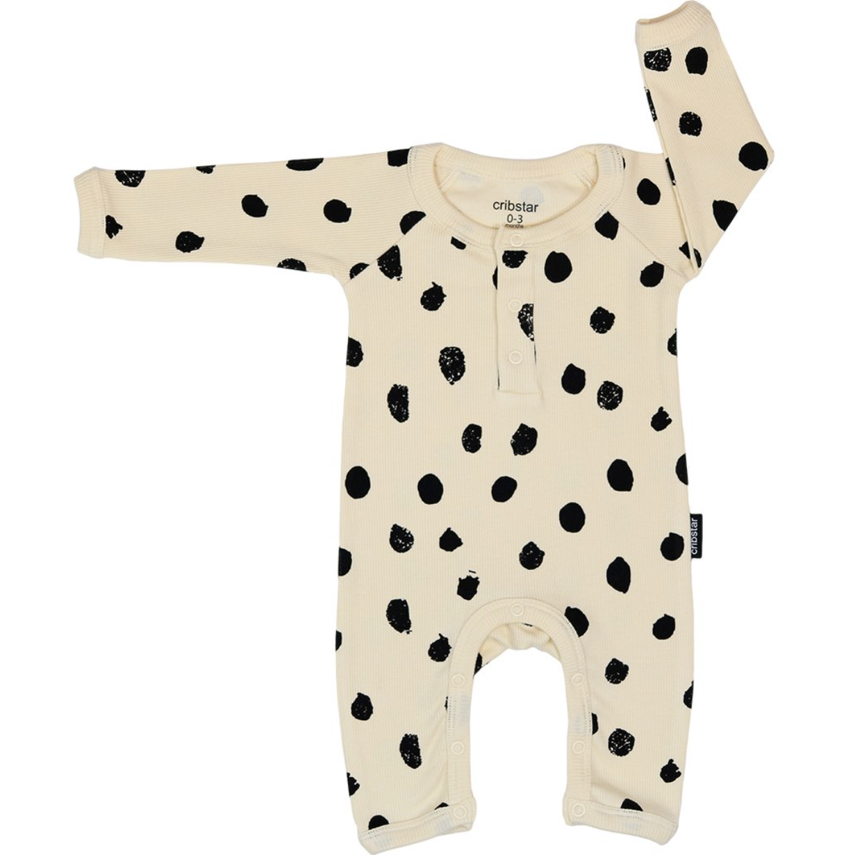 Ribbed romper - Spot