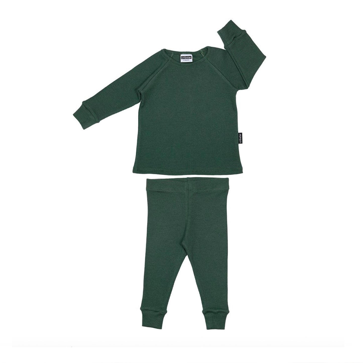 Ribbed Lounge set - Bottle Green