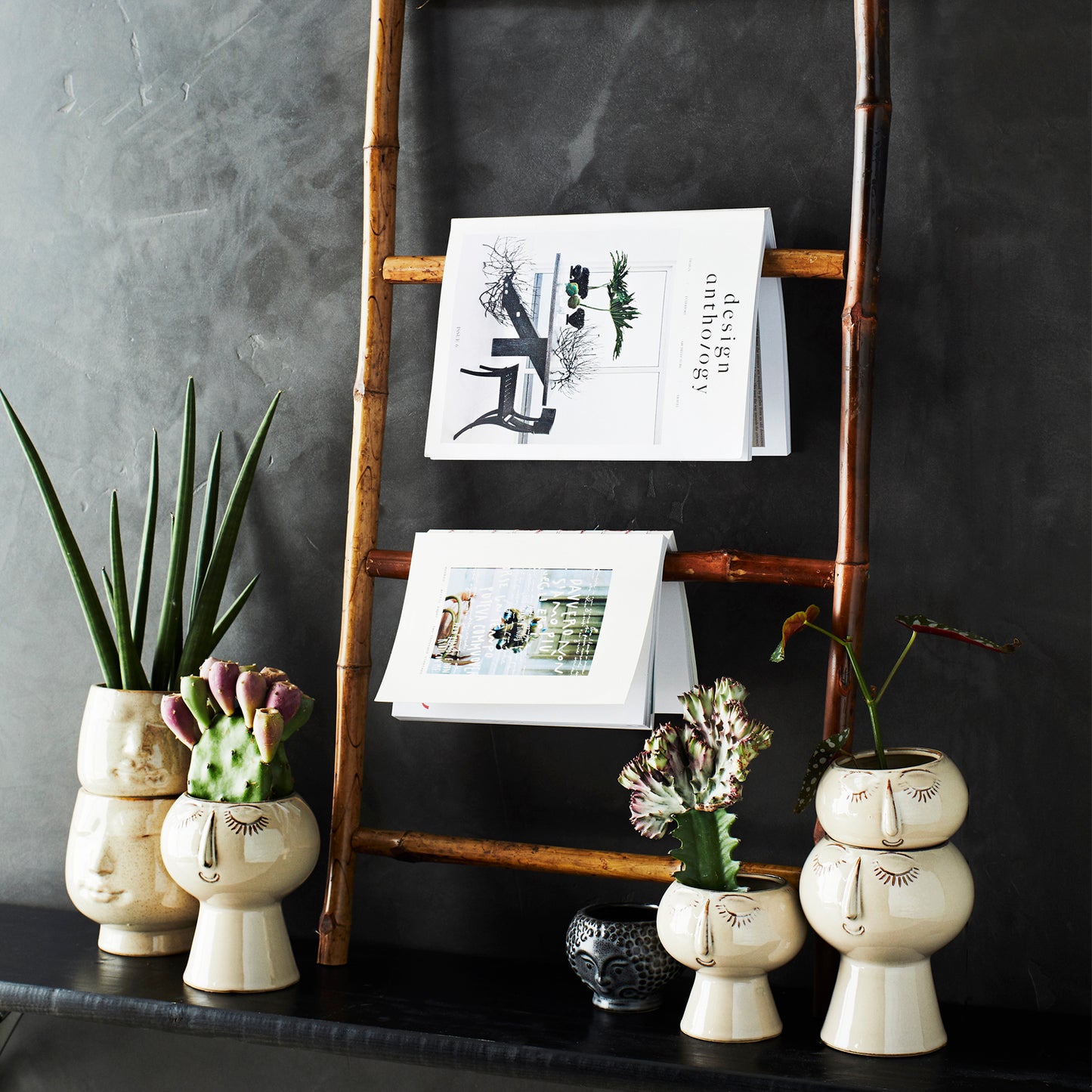 Long Lashes Face Plant Pot/vase - Large  I’m