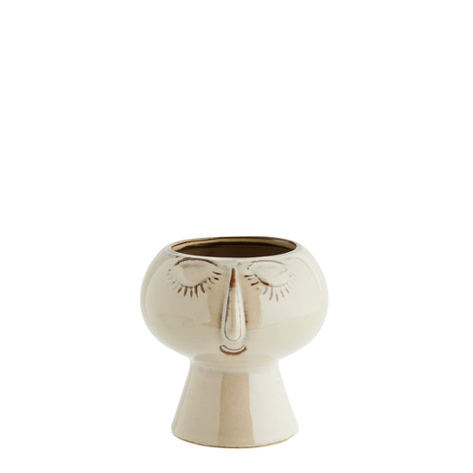 Long Lashes Face Plant Pot/vase - Small
