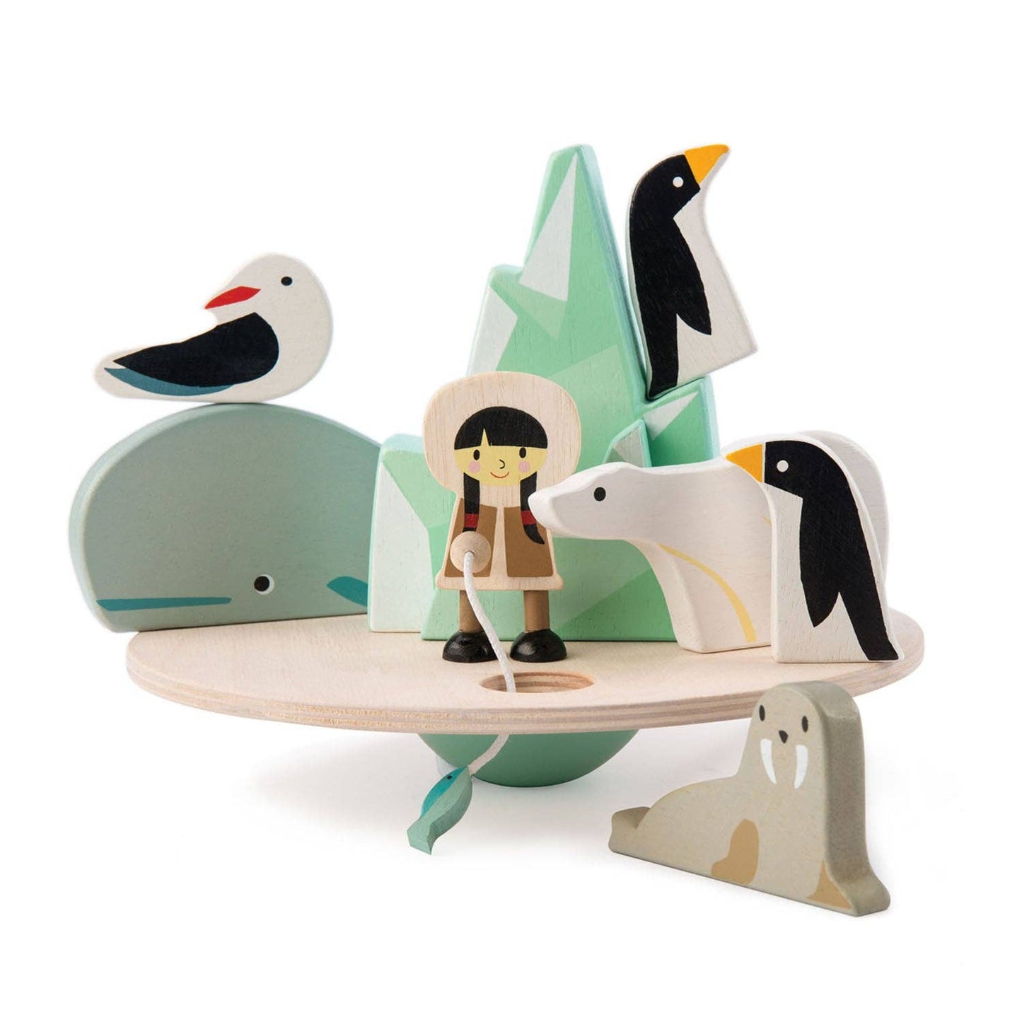 Balancing Polar Circle Wooden Set