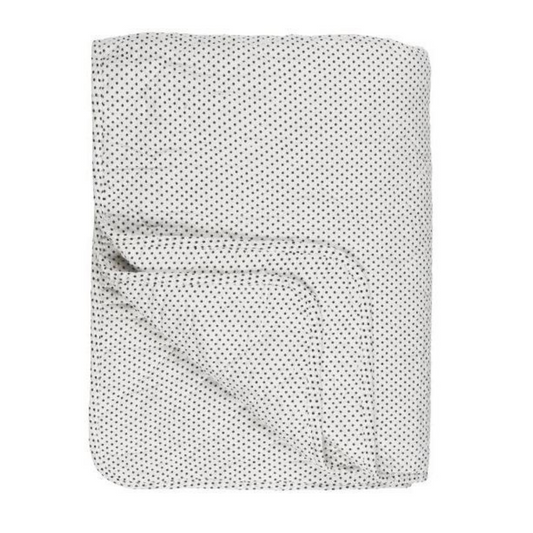 Scandi Vintage Style Quilt - Monochrome spot