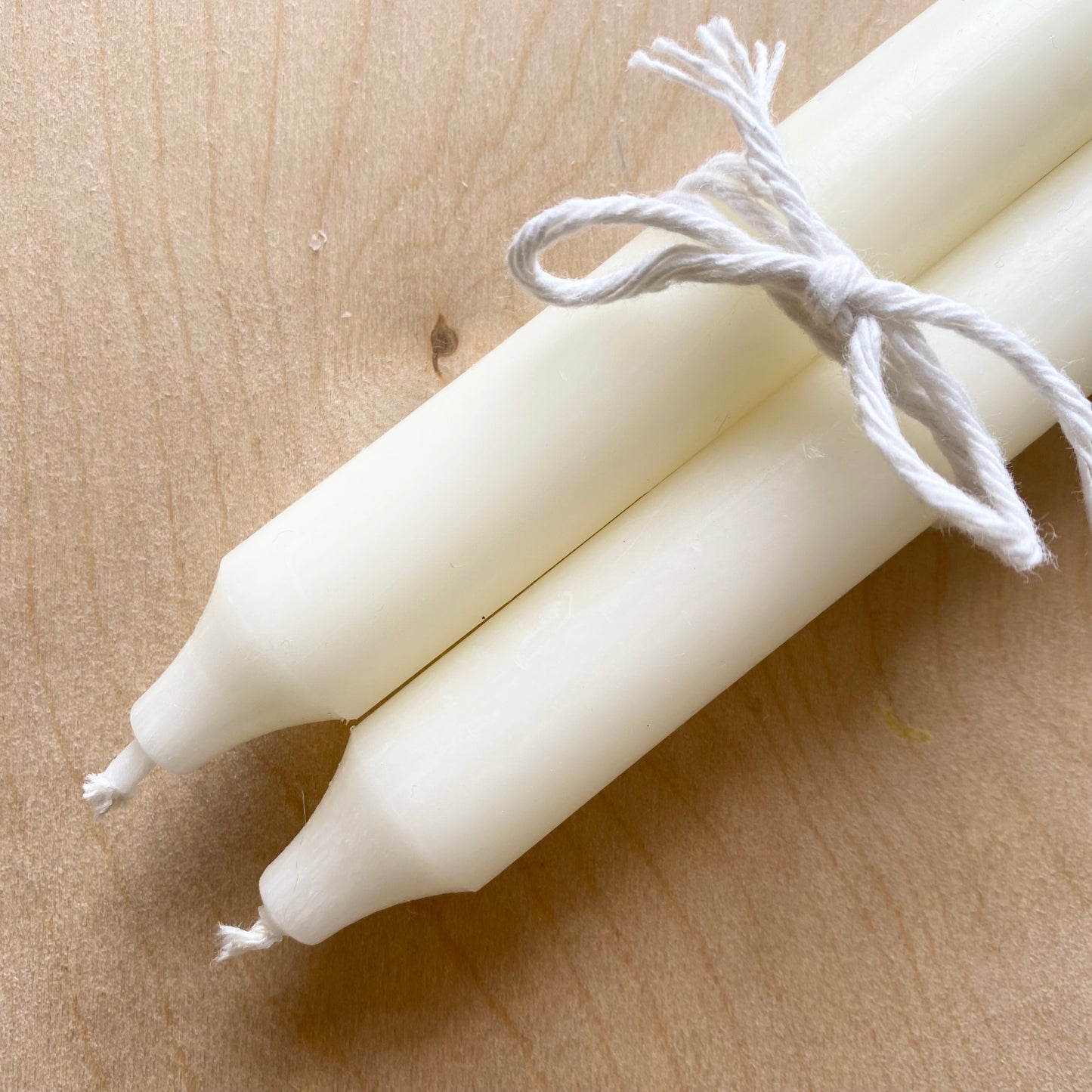Standard Dinner Candles | Pair | Cream