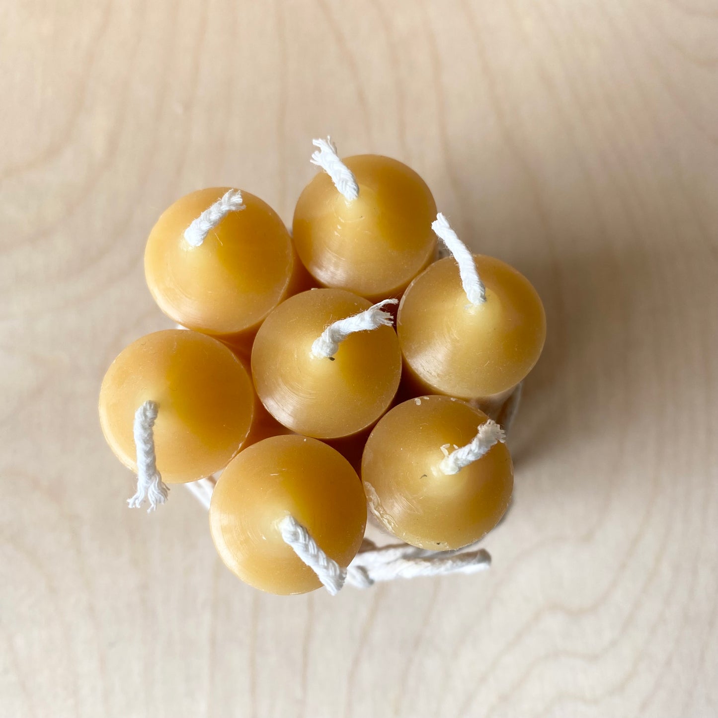 Short Dinner Candles | Bundle of 7 | Mustard
