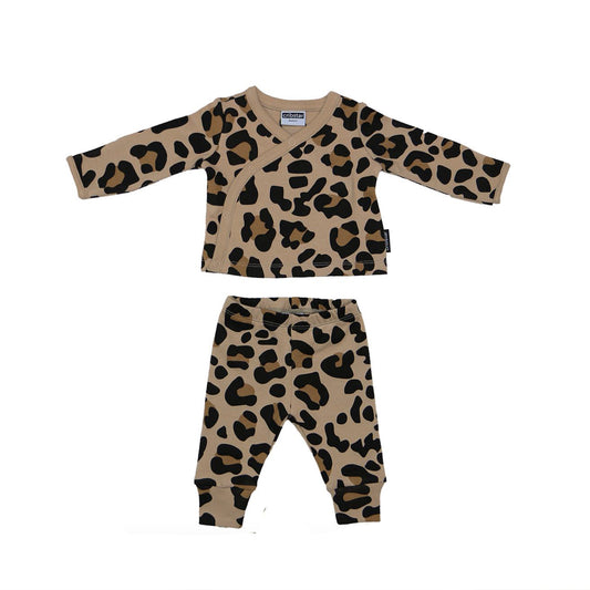 Kimono two piece set - Leopard